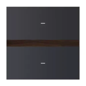 Interrupteur connecté lumineux 2 voies - Zigbee - panneau tactile intelligent