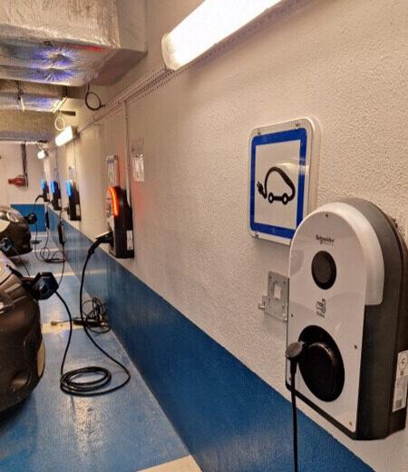 installation borne de recharge